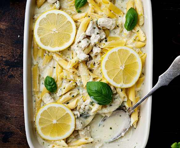 Lemon Ricotta Pasta with Chicken
