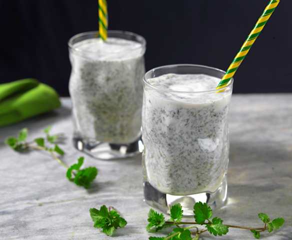 Joghurt-Minze-Drink