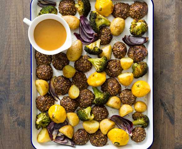 Sage and buckwheat stuffing balls