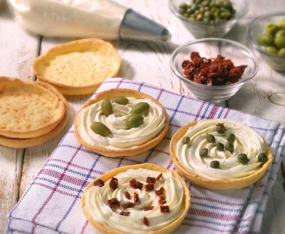 Tartellette sfiziose ai formaggi