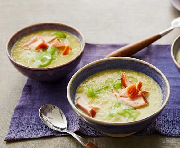 Apfel-Porree-Cremesuppe Apfel-Porree-Cremesuppe