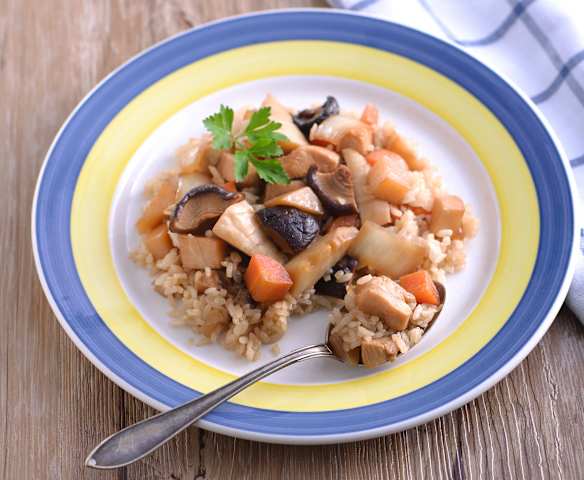 竹筍雞肉煲飯