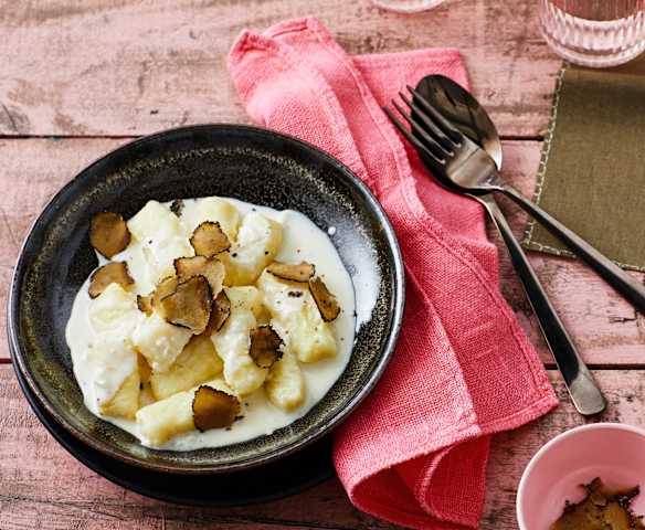 Gnocchi mit Ziegenkäse und Trüffel