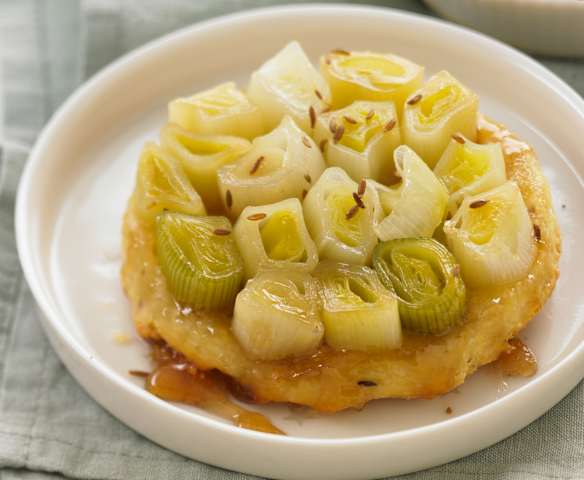 Tatin de poireau
