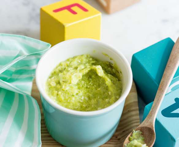 Mousseline d'asperges et de dinde - recette pour les petits