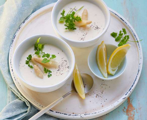 Spargelcremesuppe