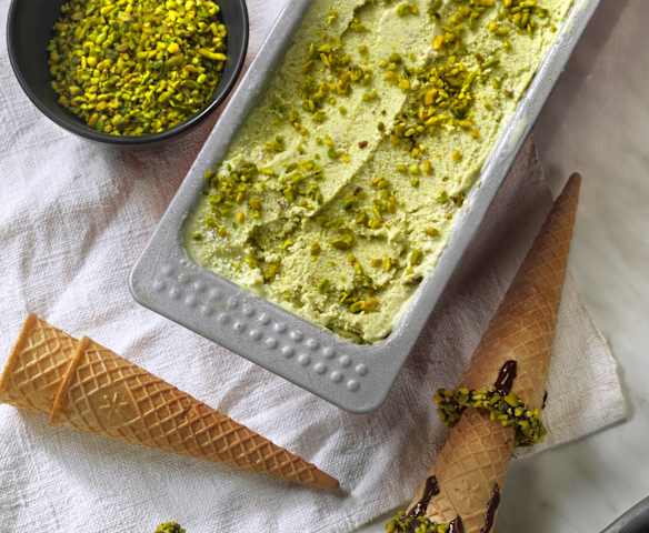 Helado de pistacho
