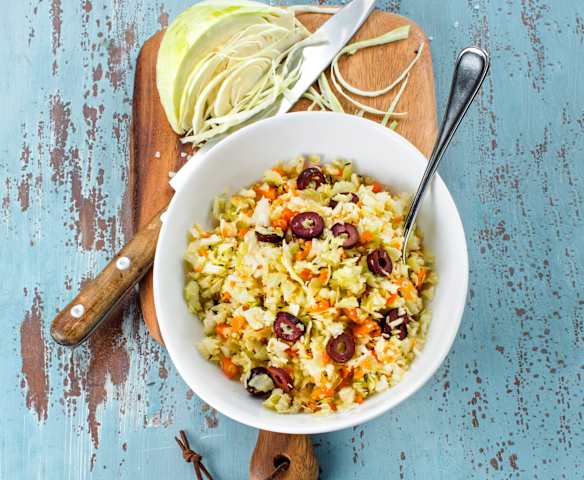 Řecký zelný salát