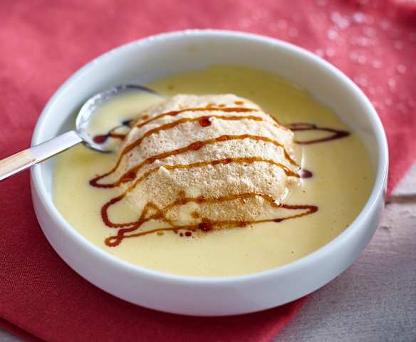 Malakoff à la crème anglaise