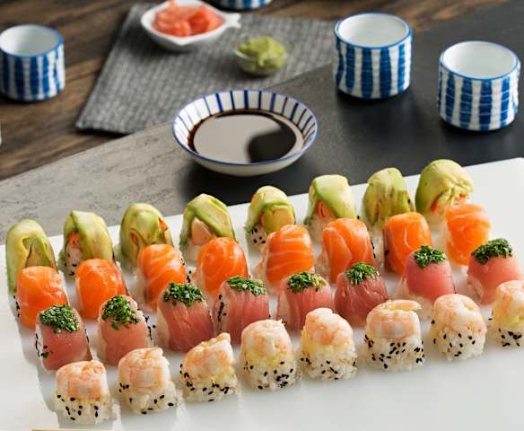 Bombones de sushi
