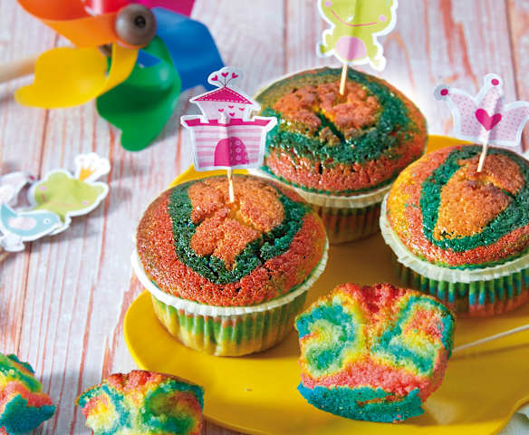 Muffin arcobaleno