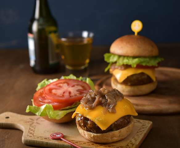 紅酒焦糖洋蔥牛肉起士漢堡
