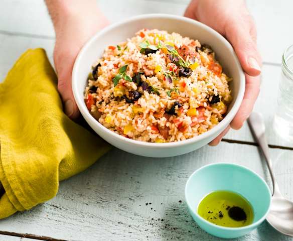 Riz aux poivrons et au chorizo