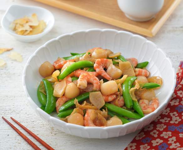 蝦仁天麻燴瑤柱 蝦仁天麻燴瑤柱