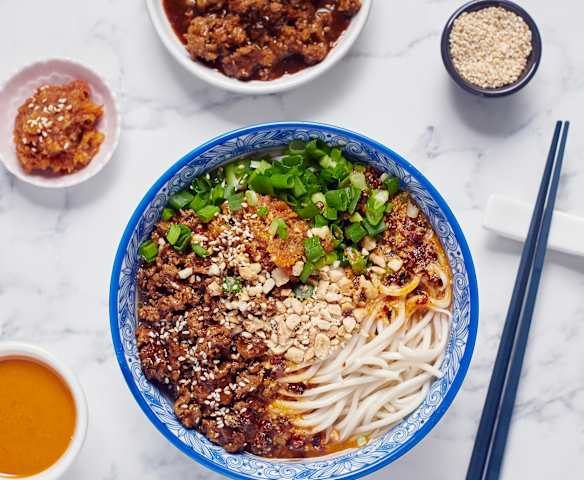 Dan dan mian (dandan noodles)