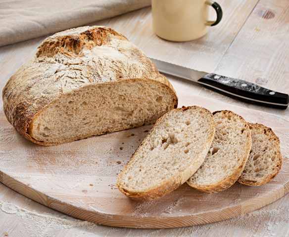 Hogaza rústica con centeno