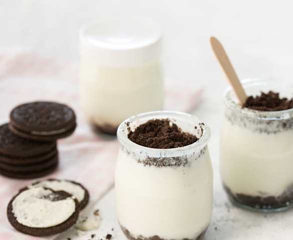 Yogur de galletas Oreo