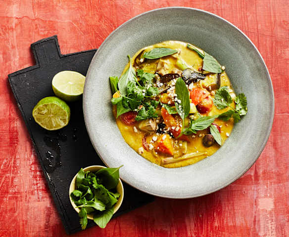 Grünes Gemüsecurry