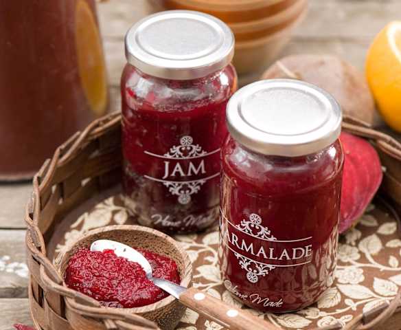 Konfitura z pieczonych buraków z pomarańczą