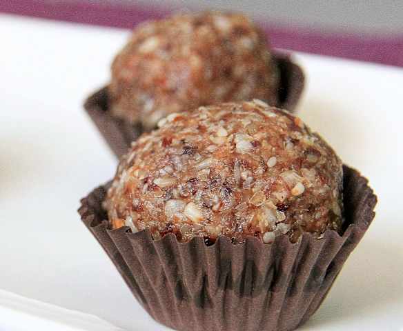 Brigadeiro de frutas secas