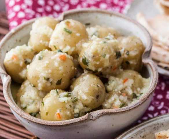 Batatinhas em vinagrete