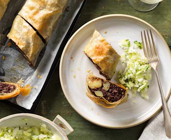 Blunzen-Erdäpfel-Strudel