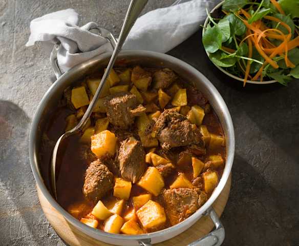 Caldereta de cordero en cocción lenta