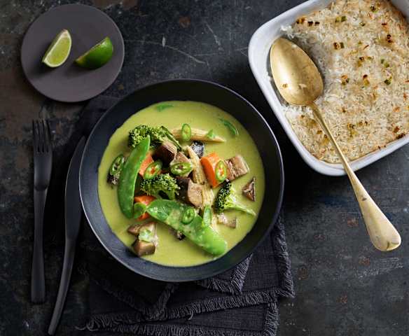 Thai Green Curry and Lemongrass Rice Thai Green Curry and Lemongrass Rice