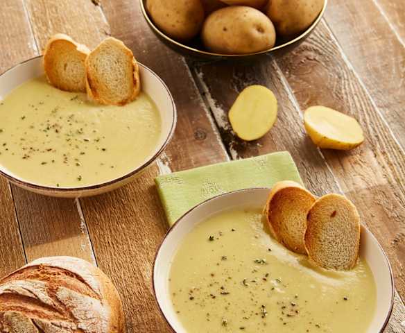 Vellutata di porri e patate