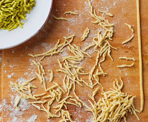 Pasta fresca tipo Trofie