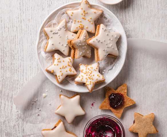 Kärntner Had’nkeks mit Traubengelee