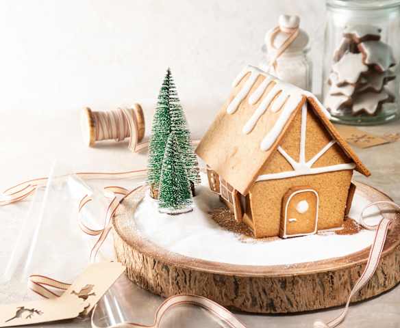 Casitas navideñas de galleta