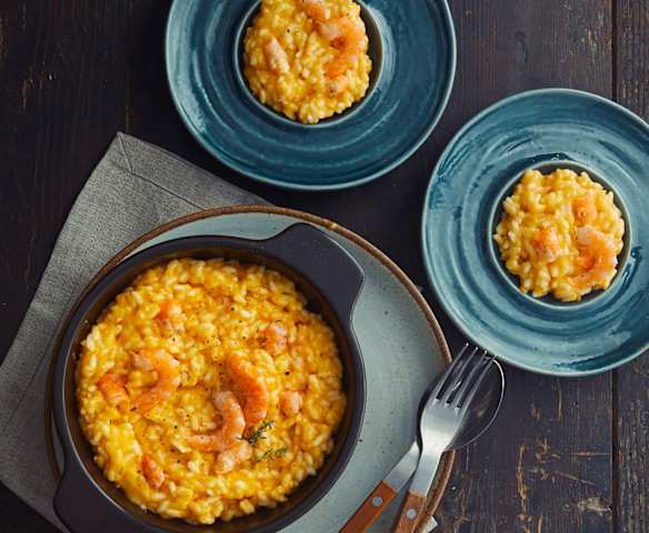 Risotto zucca e gamberi (Bimby Friend)