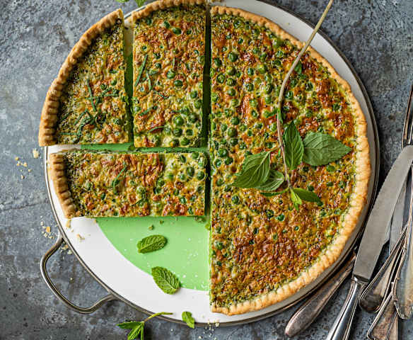 Torta salata ai piselli Torta salata ai piselli