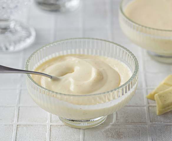 Crème au séré au chocolat blanc