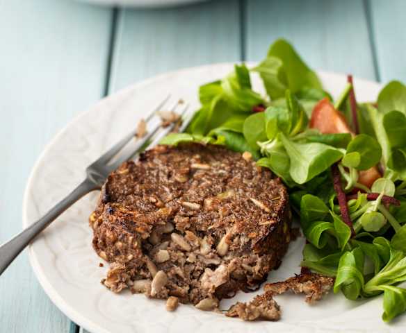 Lentil, Mushroom and Nut Patties