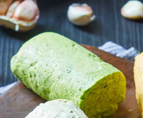 Mantequilla de espinaca y cilantro