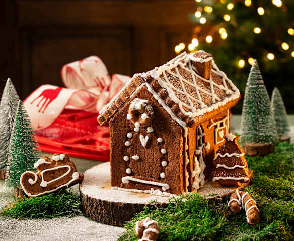 Domek z piernika (z silikonowej formy)