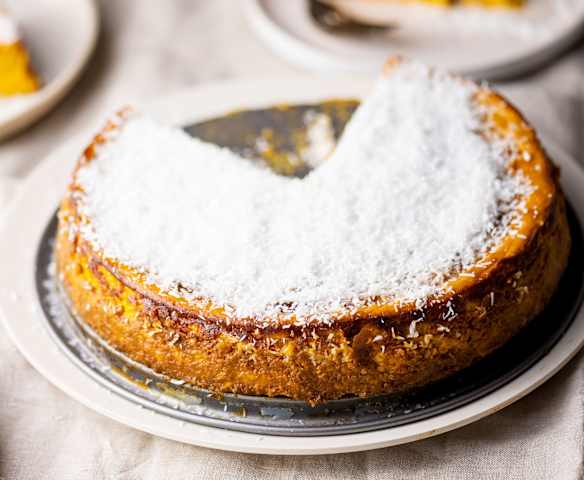 Torta di patate dolci e cocco (senza glutine e senza lattosio)
