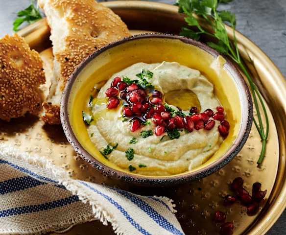 Mutabal (Auberginen-Joghurt-Dip)