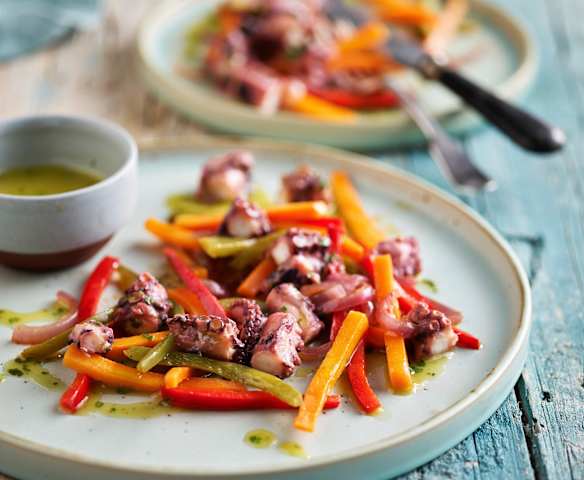 Salată de caracatiță sous-vide