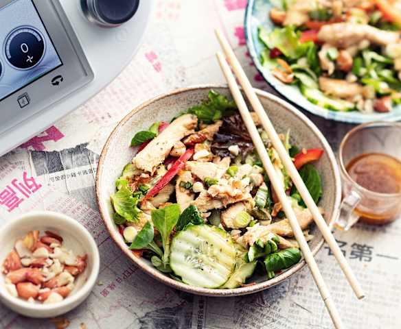 Salade asiatique au poulet