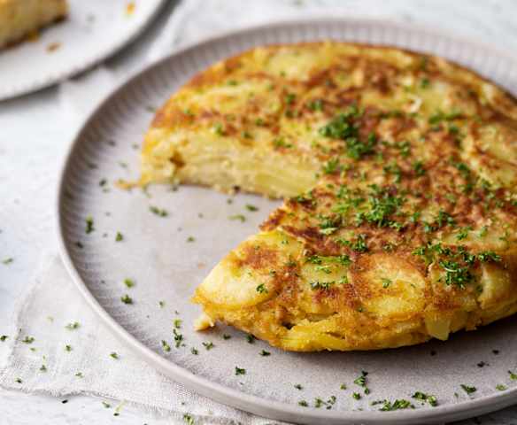 Tortilla de patata (sin huevo)