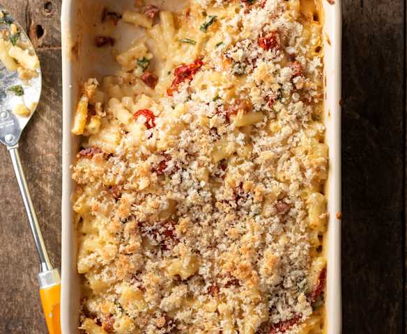Mac'n'cheese z chorizo i papryką Mac'n'cheese z chorizo i papryką
