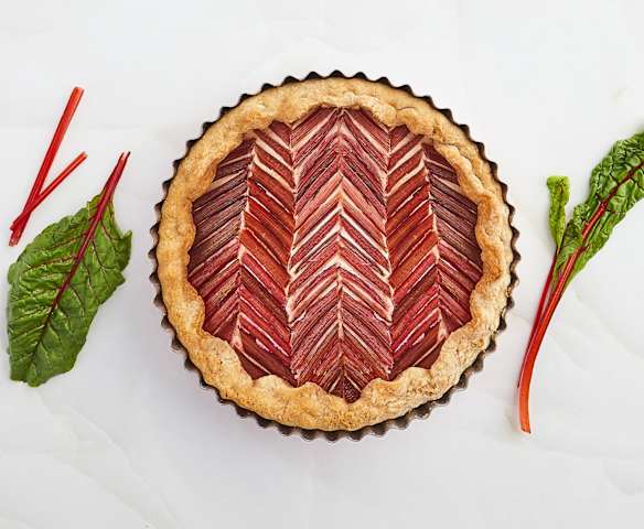 Crostata salata alla bieta rossa (senza lattosio)