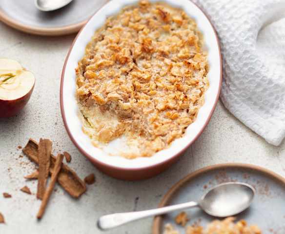 Flan pomme-cannelle