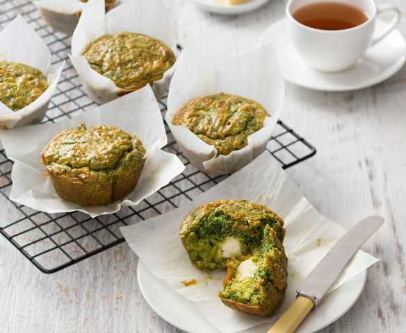 Spinach and feta muffins
