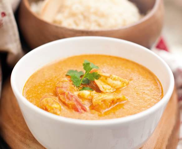 Curry de gambas