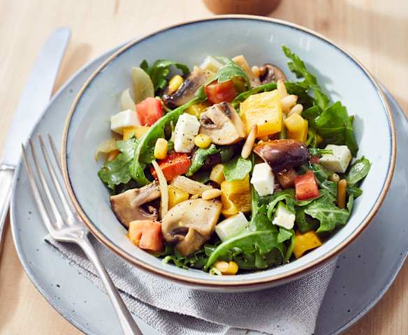 Champignon-Rucola-Salat