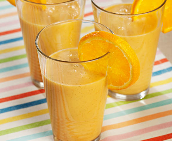 Batido de naranja, zanahoria y kiwi